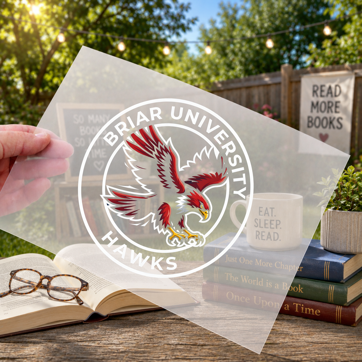 Book Fans DTF Print-Briar U Hawks