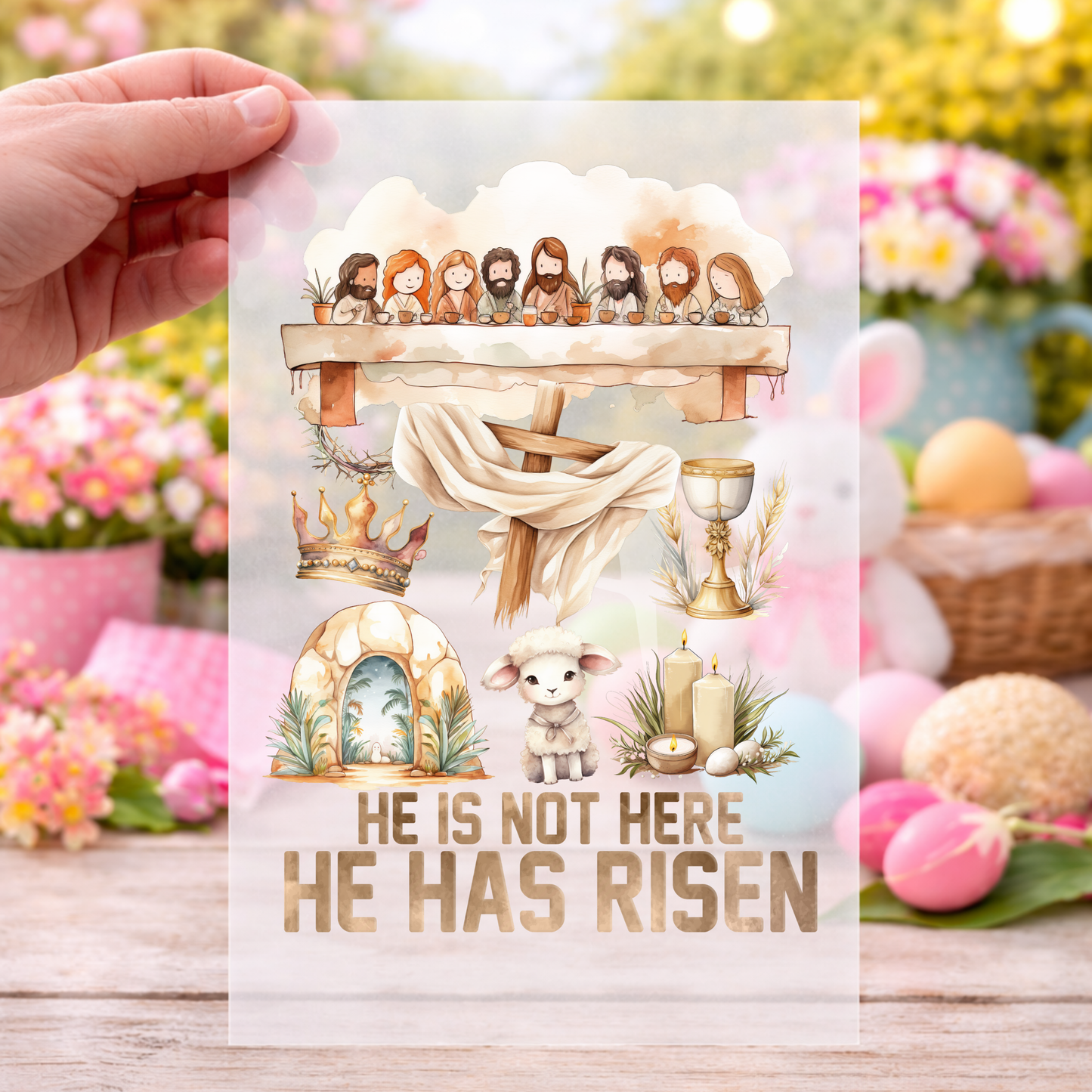 Easter DTF Transfer, Ready to Press Design