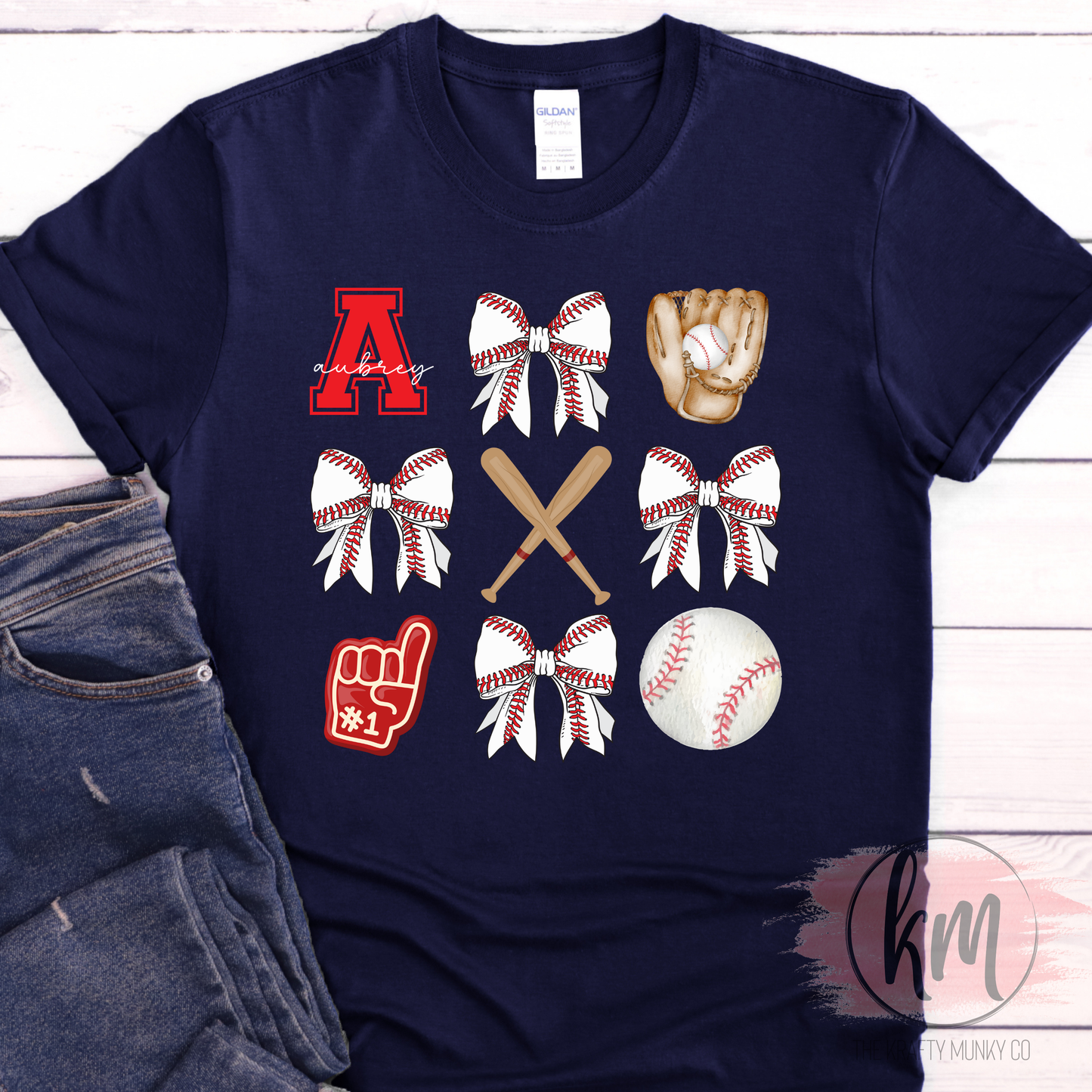 Aubrey Chaps Baseball Tshirt