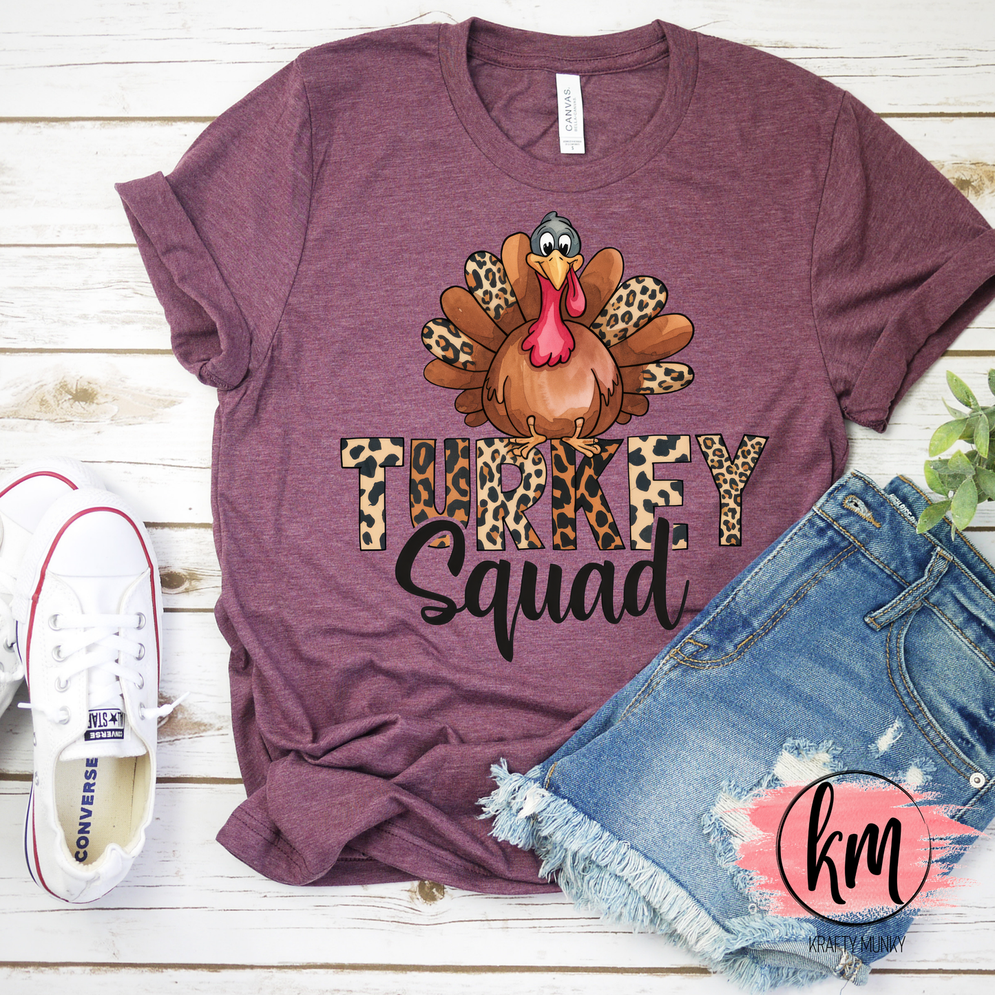 Fall DTF Print, Turkey Squad