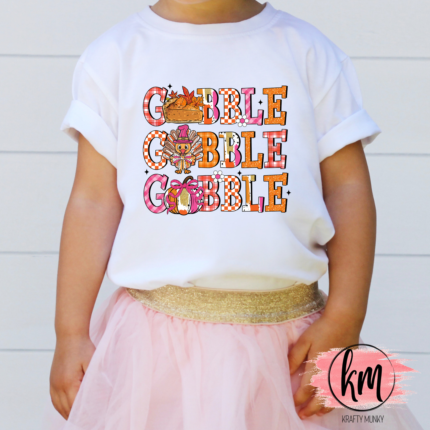 Fall DTF Print, Gobble Gobble Gobble