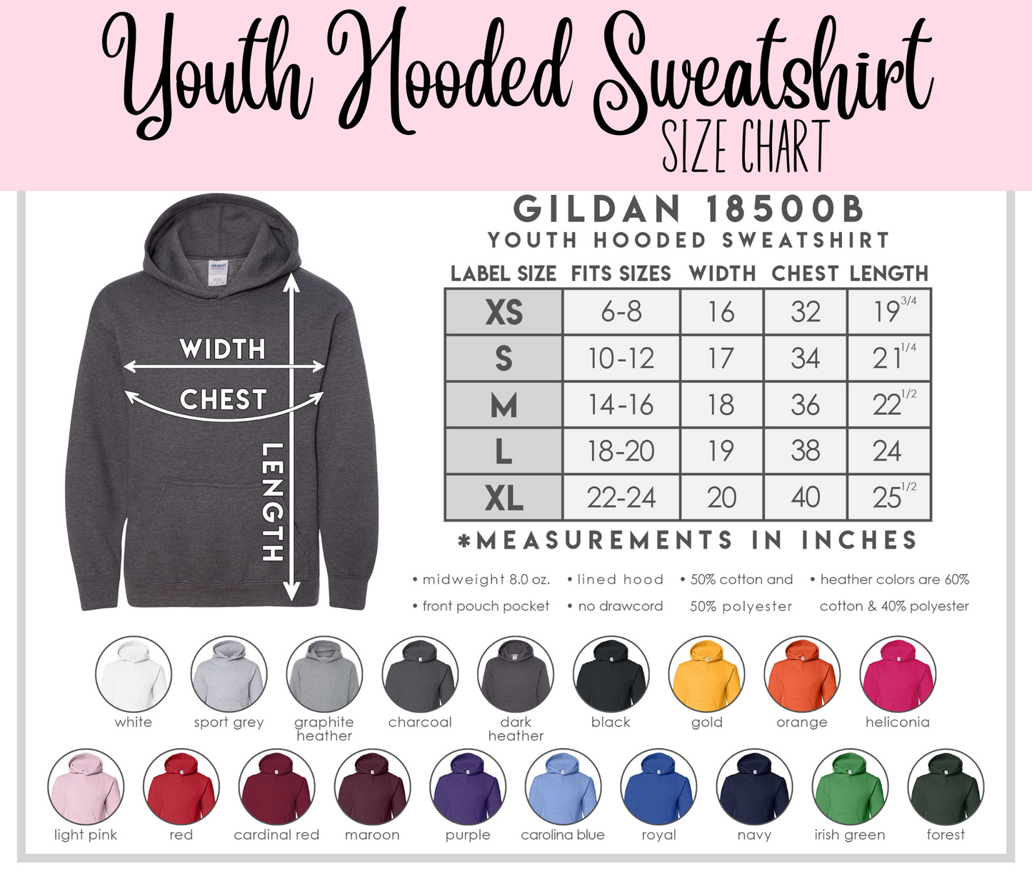 School Spirit Sweatshirt, Hooded Sweatshirt, Custom Game Day & Pep Rally Hoodie