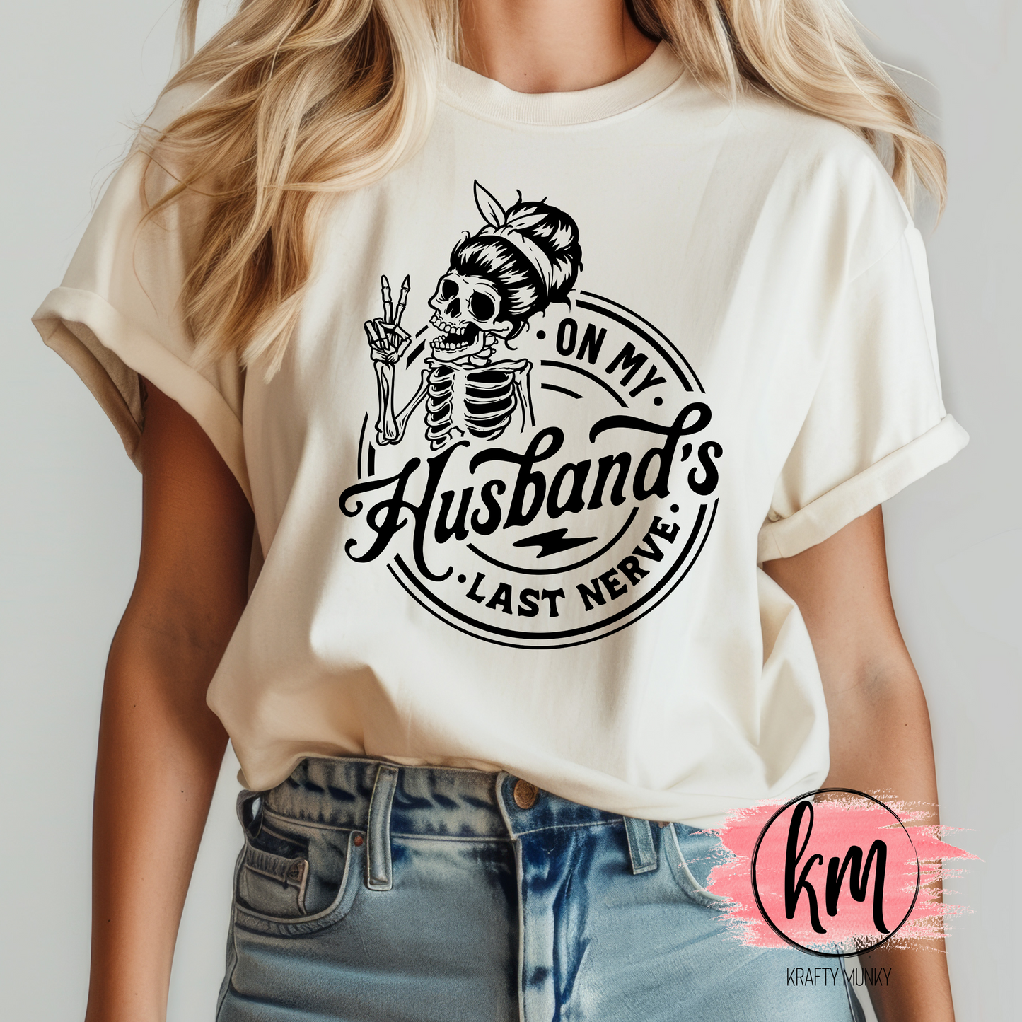 Wifey DTF Print, On My Husband's Last Nerve DTF Print