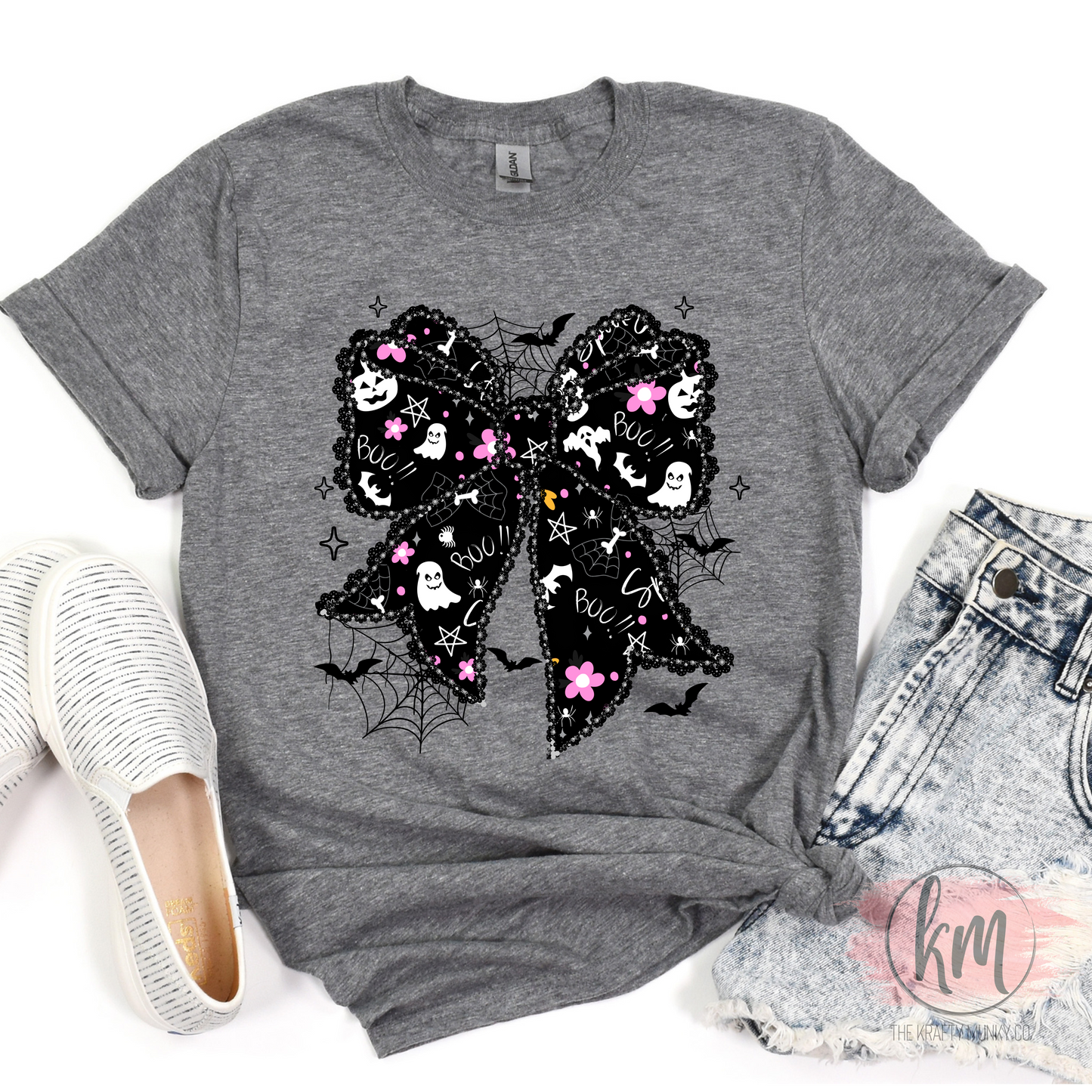 Halloween DTF Print, Halloween Bow Design