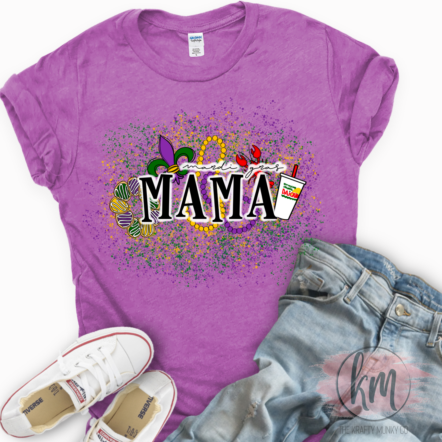 Mardi Gras Mama Tshirt