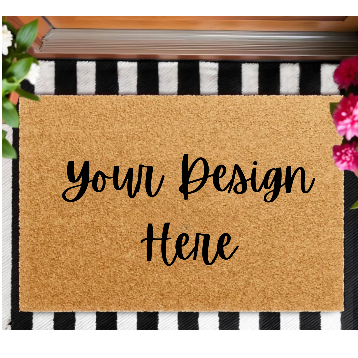 Custom Coir Doormat – Personalized Welcome Mat for Every Season