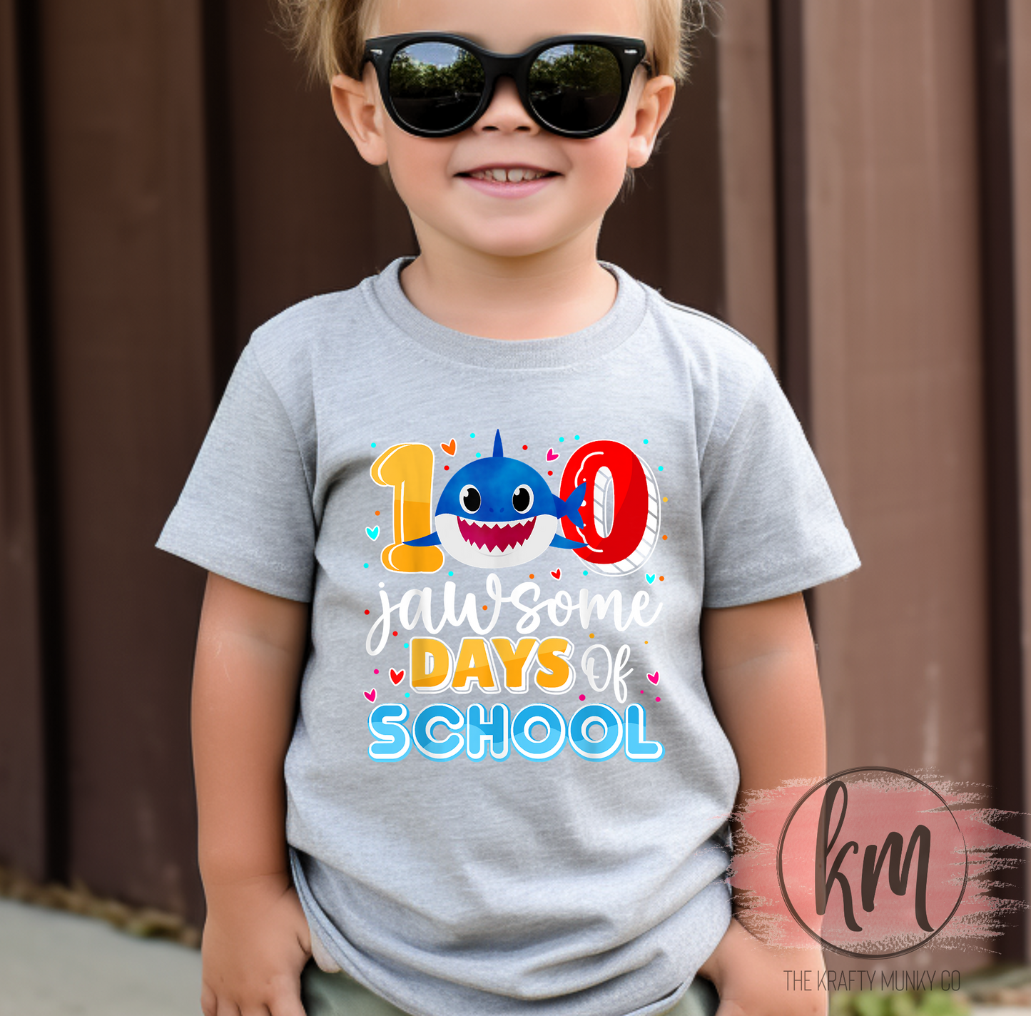 100 Jawsome Days of School, 100th Day of School Tshirt