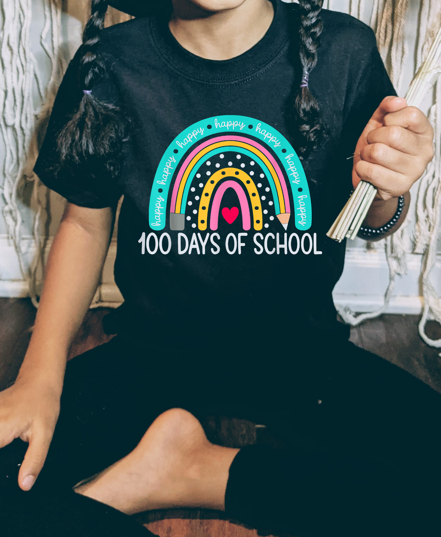 100th Day of School Rainbow, 100th Day of School Tshirt