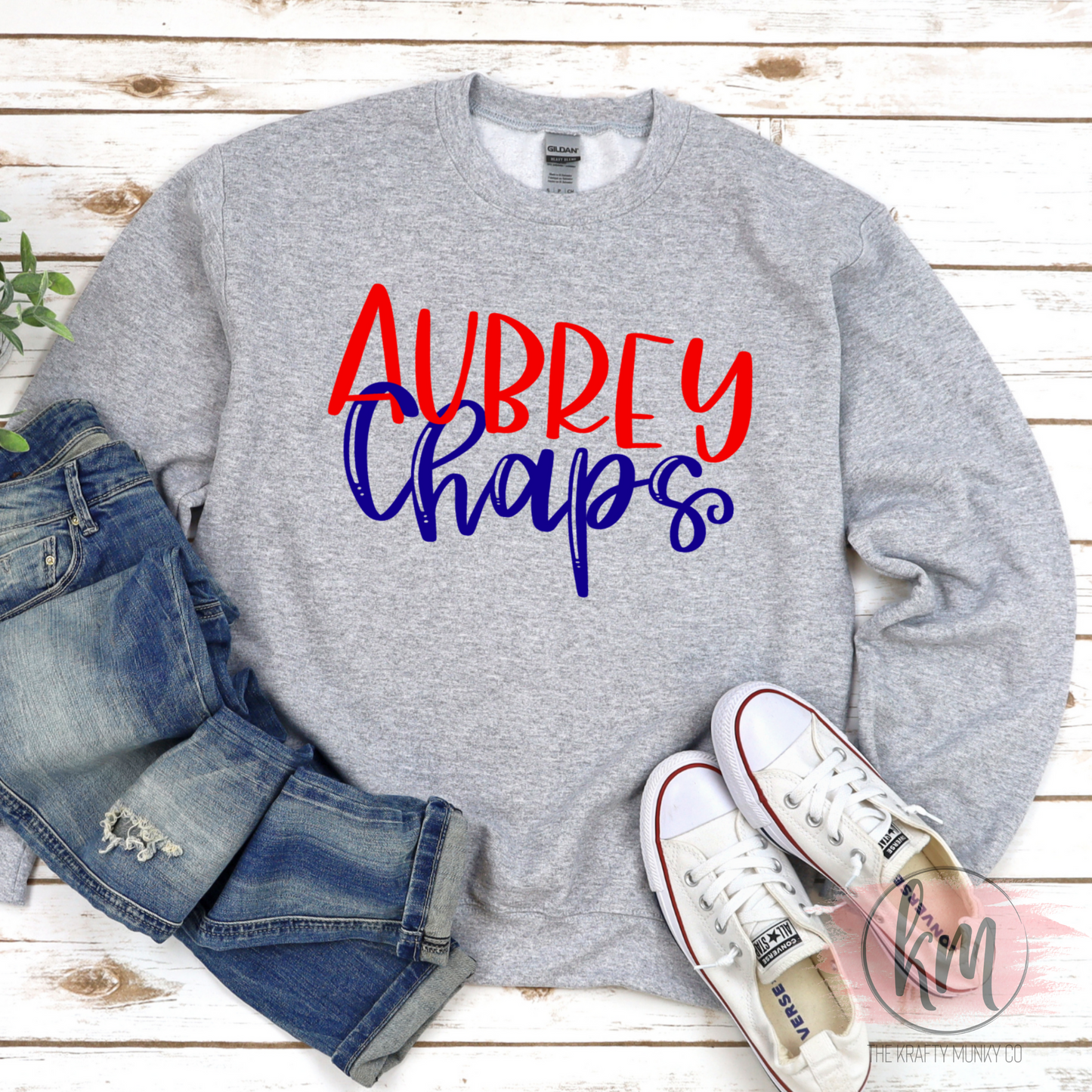 Aubrey Sweatshirt, Aubrey Chaps Design