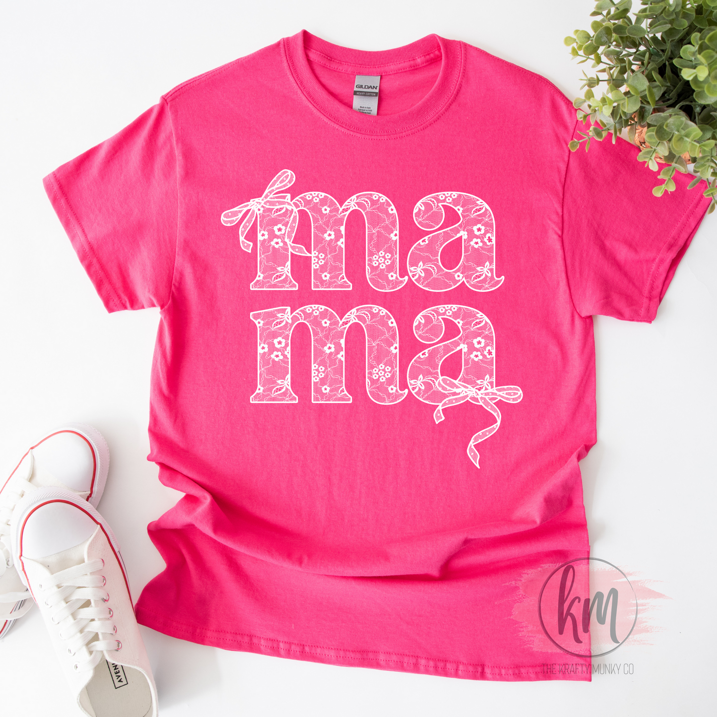 Mama Lace Design Tshirt