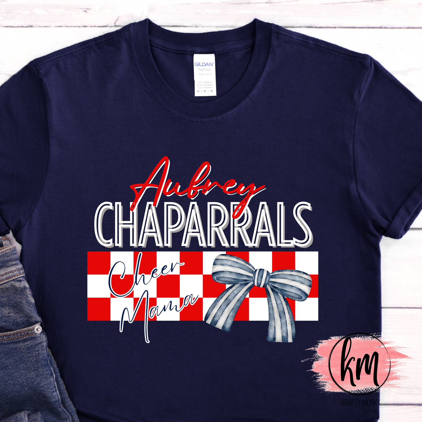 Aubrey Chaps Cheer Mama Tshirt