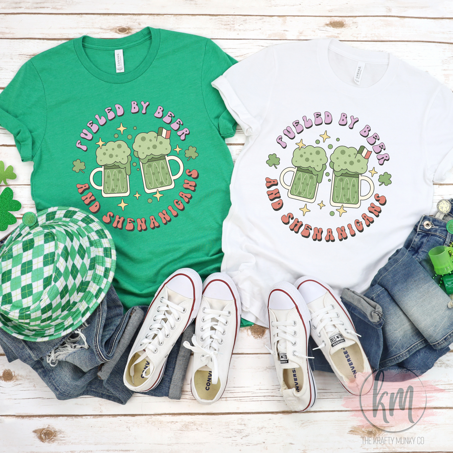 Fueled by Beer tshirt, St. Patrick's Day tshirt, St. Patty's Day shirt