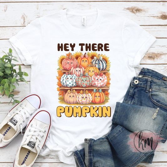 Fall DTF Print, Hey there Pumpkin!
