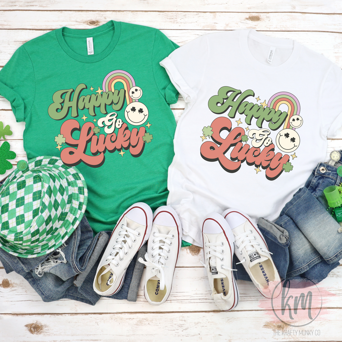 Happy Go Lucky tshirt, St. Patrick's Day tshirt, St. Patty's Day shirt