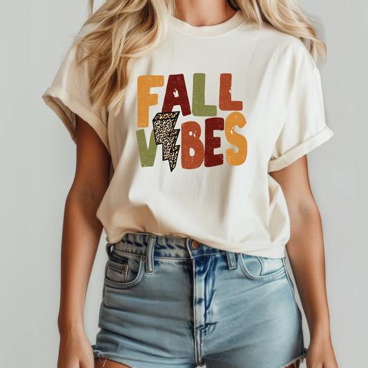 Fall DTF Print, Fall Vibes Design