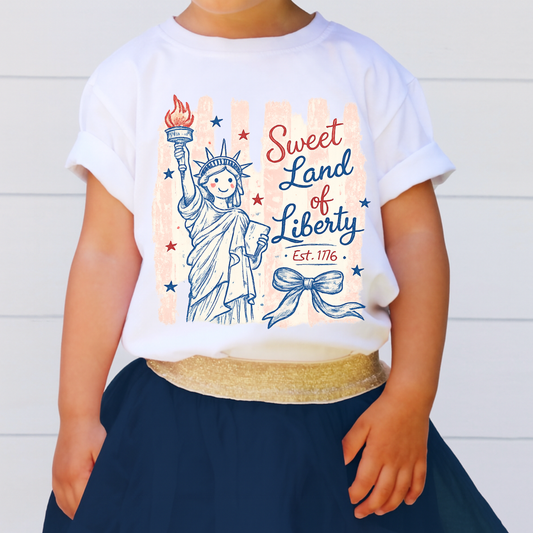 Patriotic Tshirt - Sweet Land of Liberty