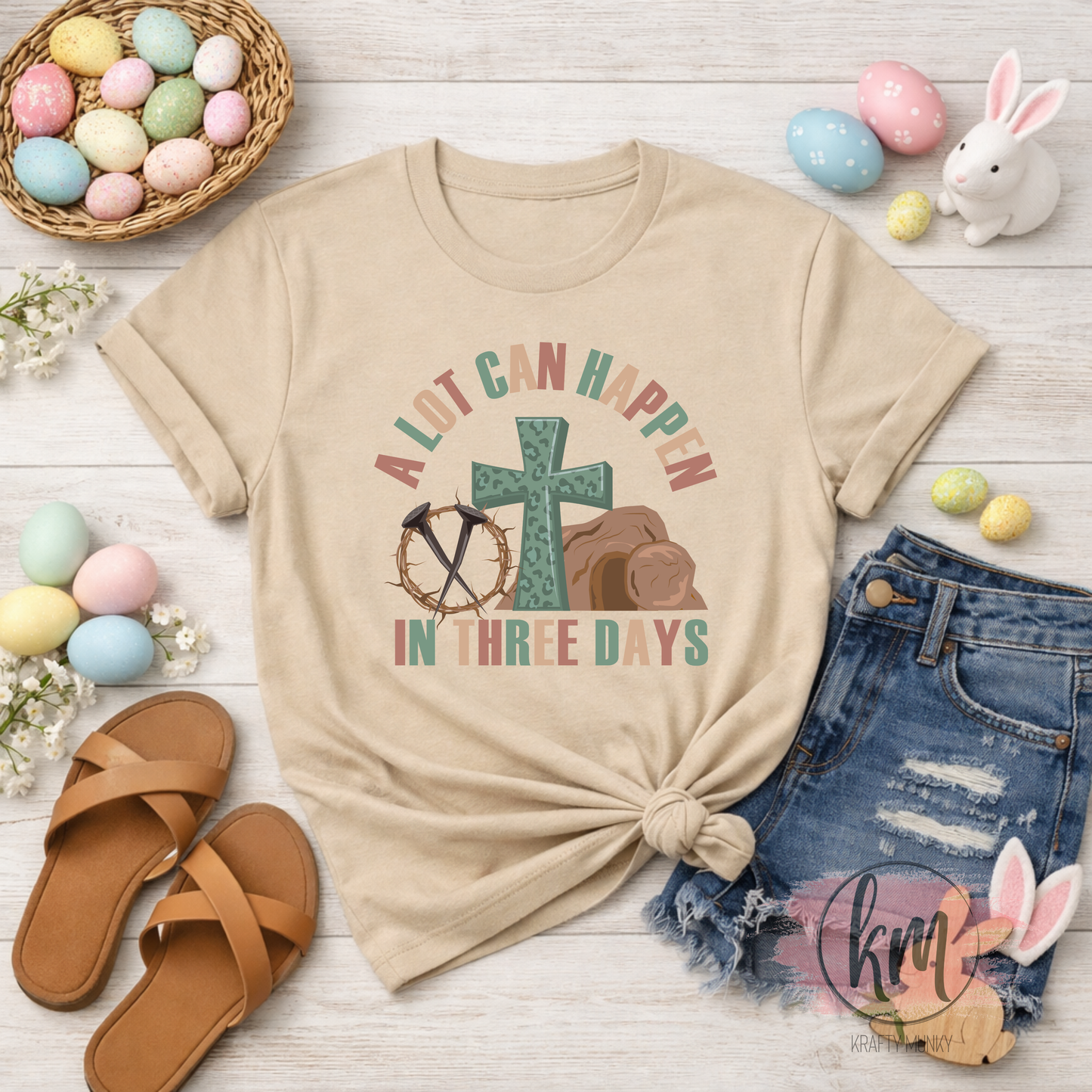 Easter He is Risen Tshirt