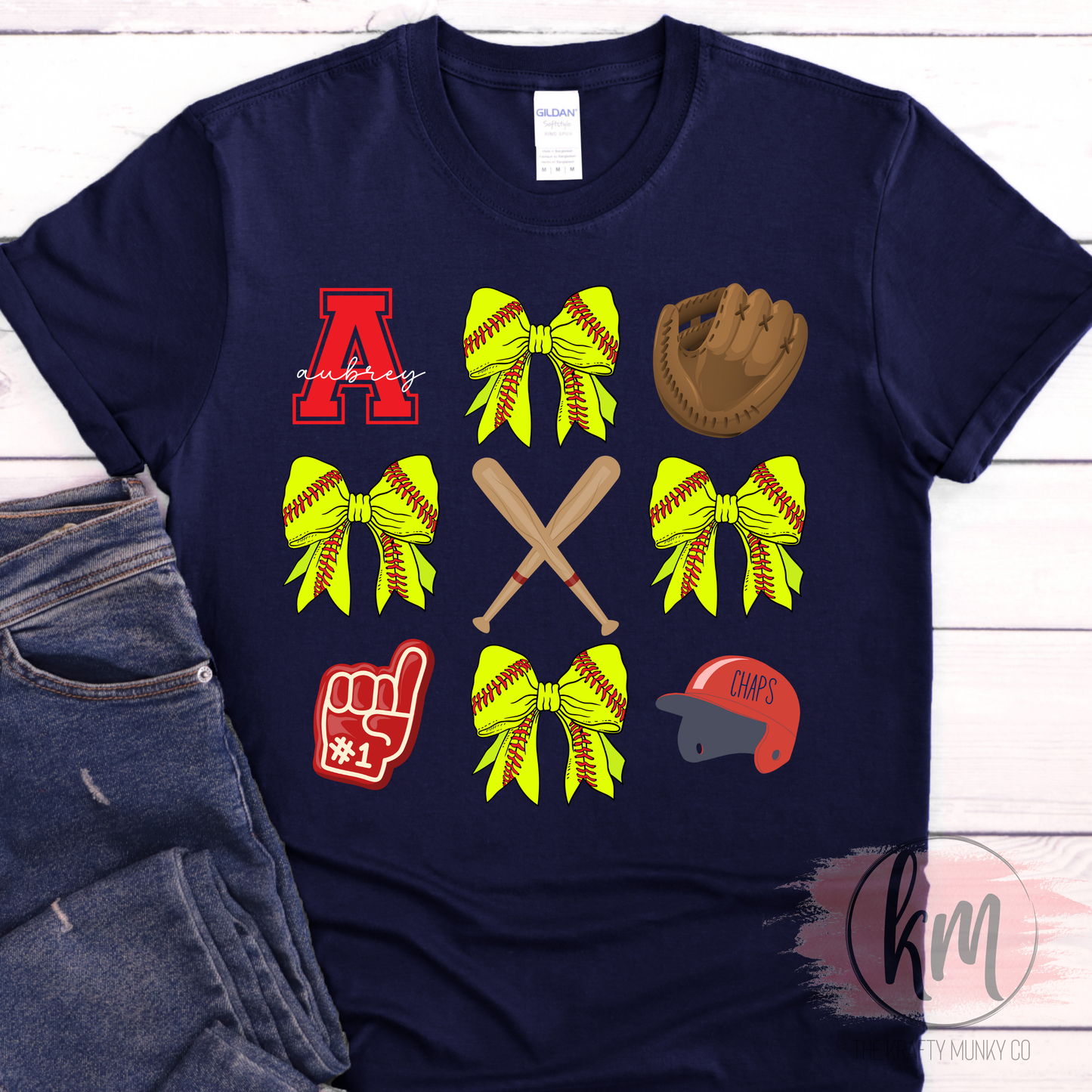 Aubrey Chaps Softball Tshirt