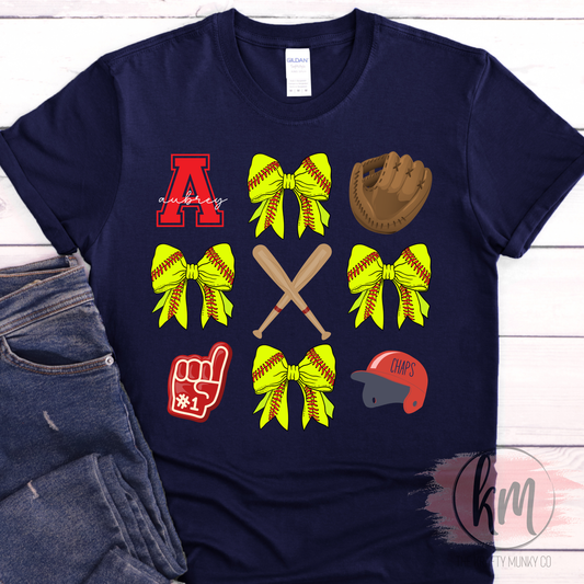 Aubrey Chaps Softball Tshirt
