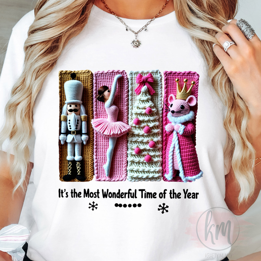 Nutcracker 3D Faux Yarn Tshirt