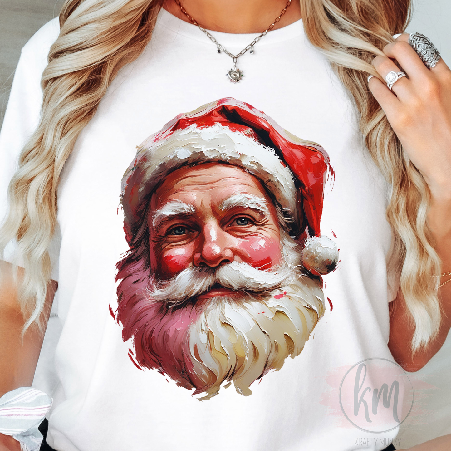 Vintage Santa T-Shirt – Retro Christmas Magic