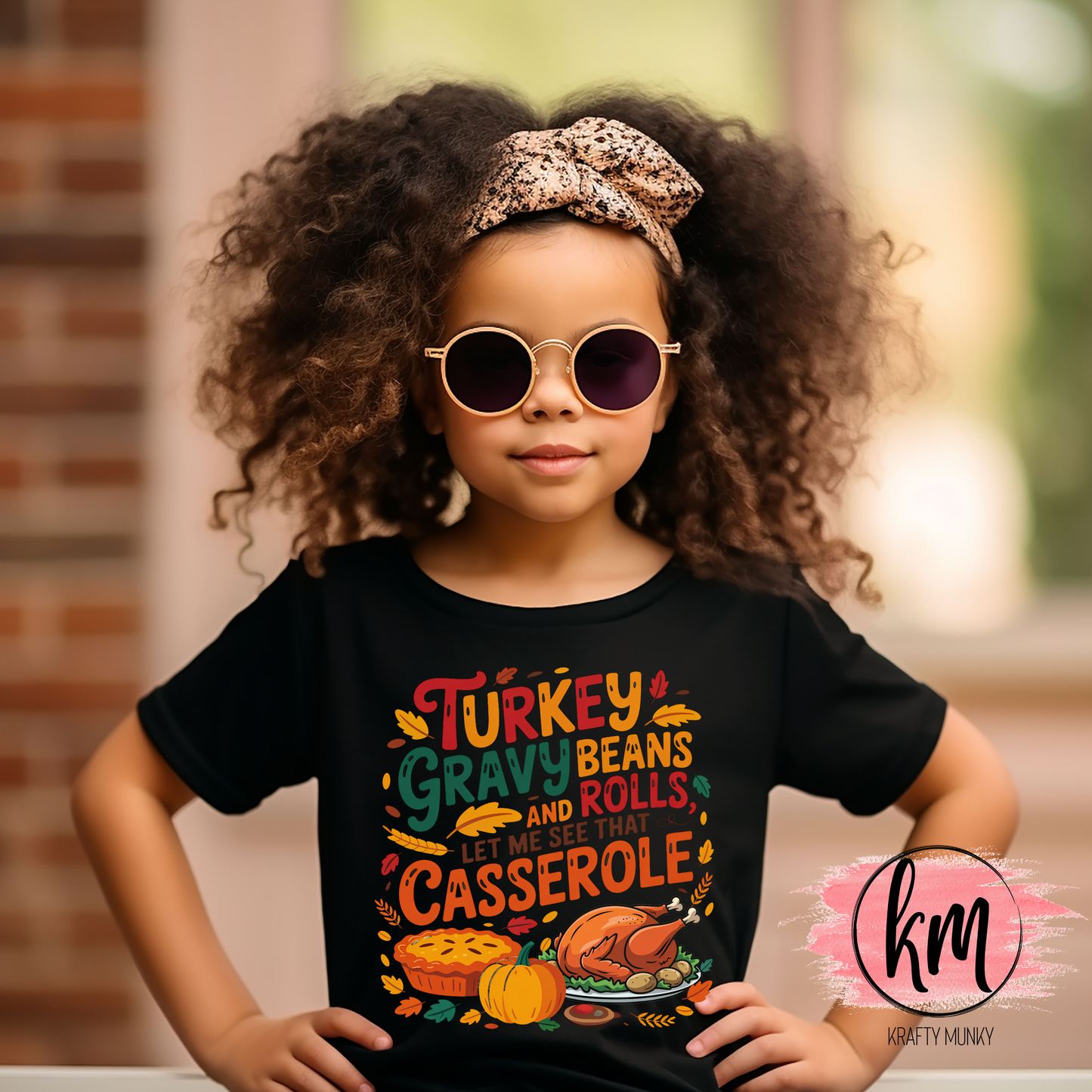 Fall DTF Print, Turkey Gravy Casserole