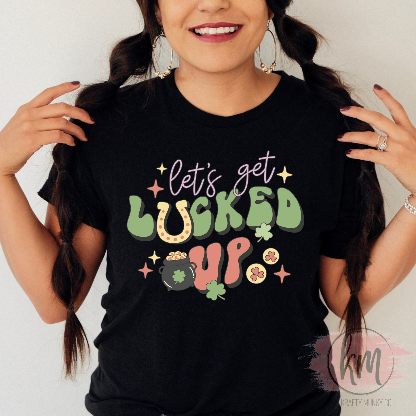 Let's Get Lucked Up tshirt, St. Patrick's Day tshirt, St. Patty's Day shirt