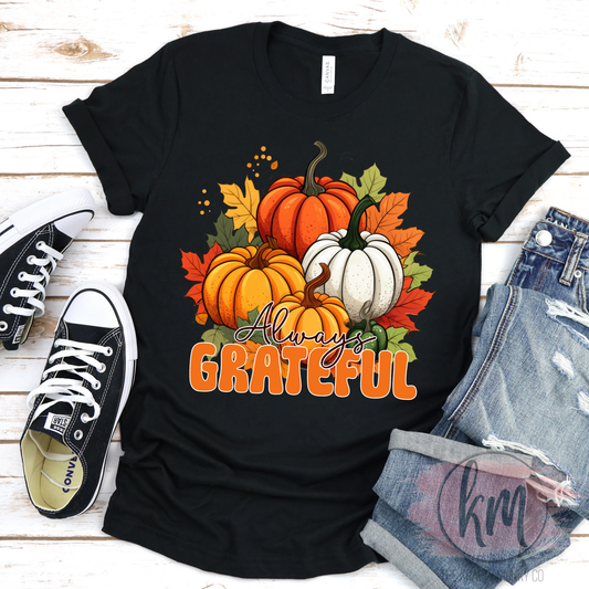 Fall DTF Print, Grateful