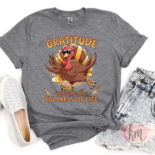 Fall DTF Print, Gratitude