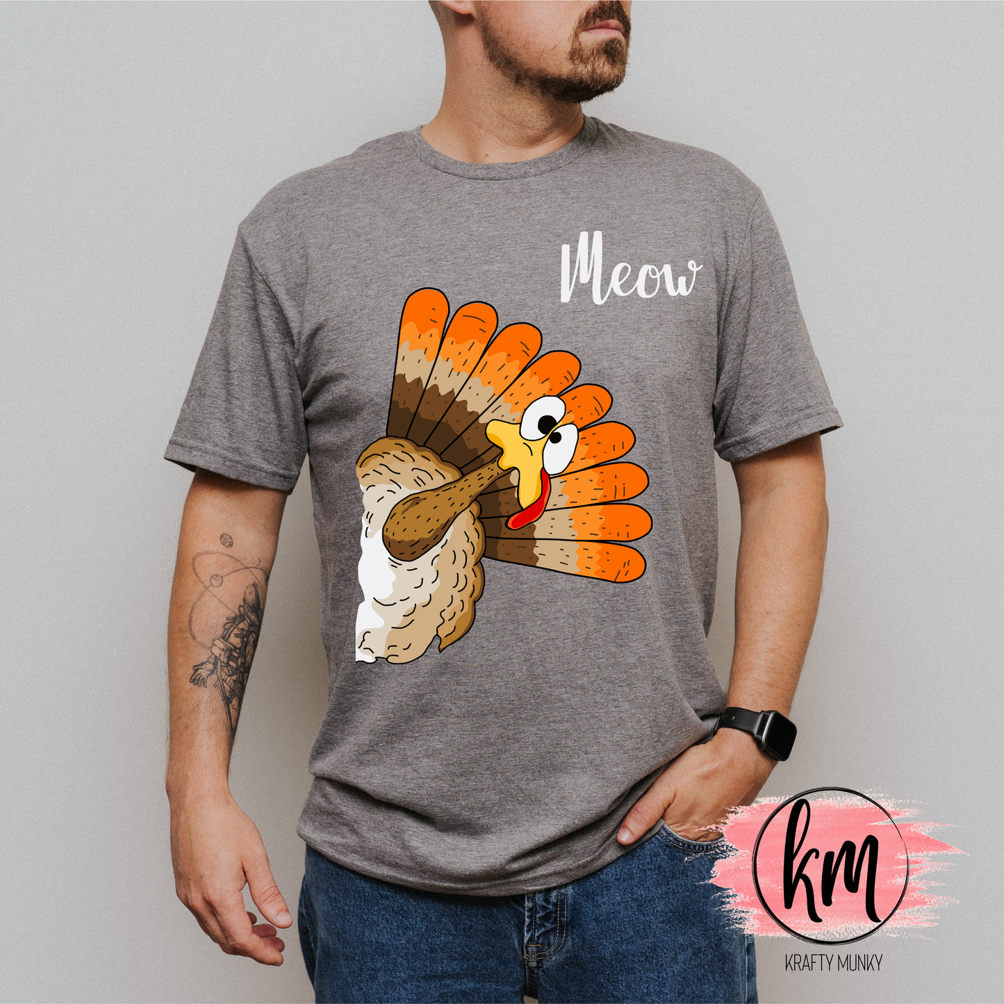 Fall DTF Print, Funny Turkey Tshirt