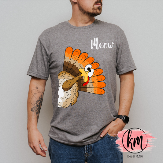 Fall DTF Print, Funny Turkey Tshirt