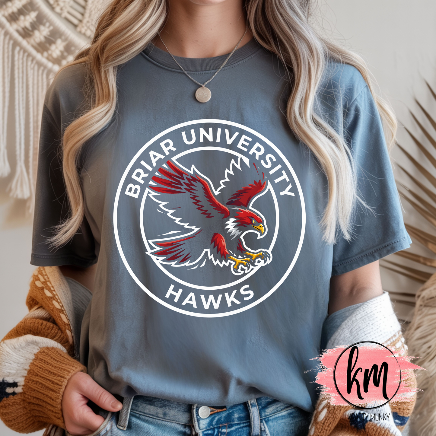 Off Campus Inspired Tshirt -Briar U Hawks