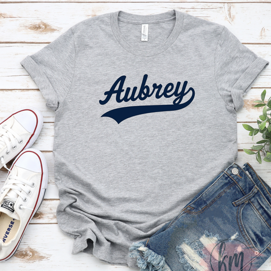Aubrey Chaps Baseball School Spirit tshirt