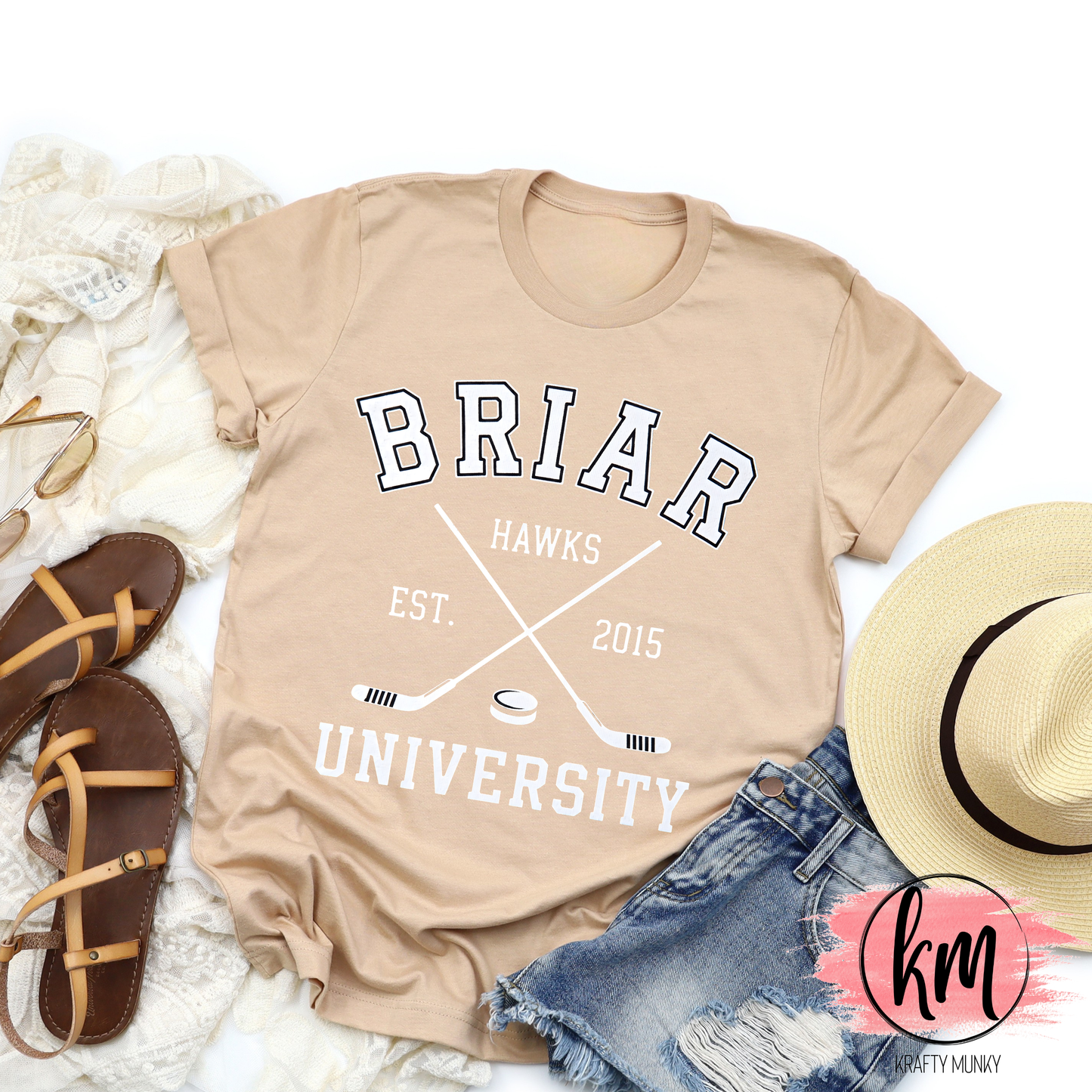 Off Campus Inspired Tshirt -Briar Hockey