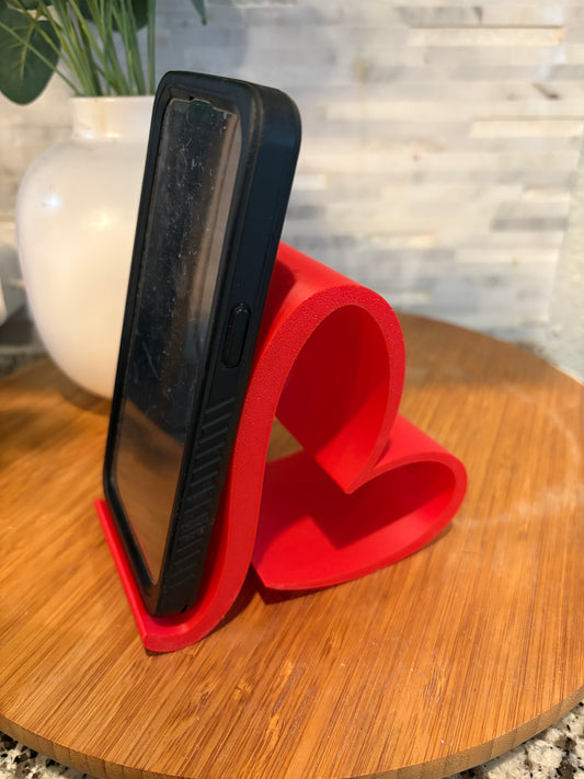 💖 Heart-Shaped 3D-Printed Phone Stand 💖