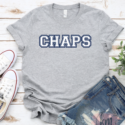 Aubrey Tshirt Chaps Design