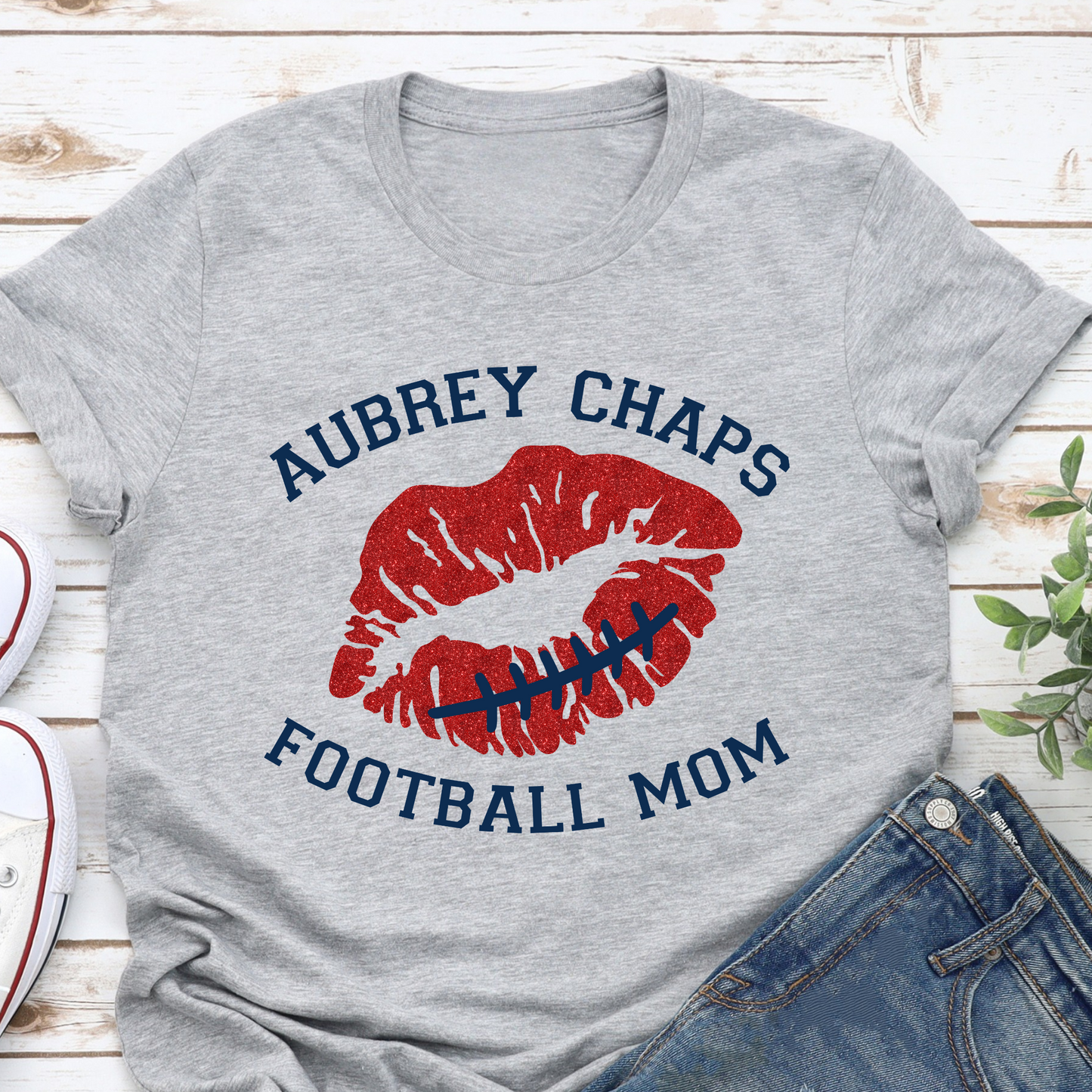 Aubrey Chaps Football Mom Tshirt