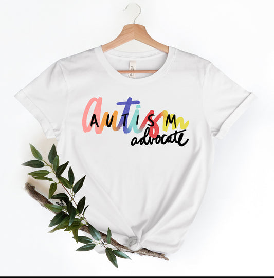 Autism Advocate T-Shirt , Autism Awareness Graphic Tee for Supporters