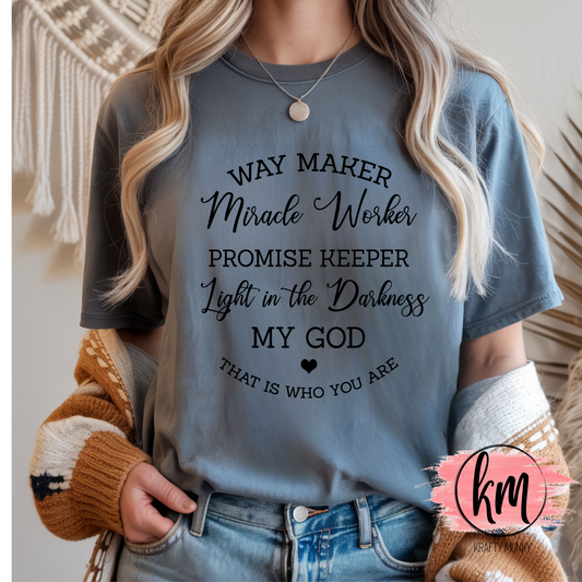 Waymaker T-Shirt, Christian Worship Tee