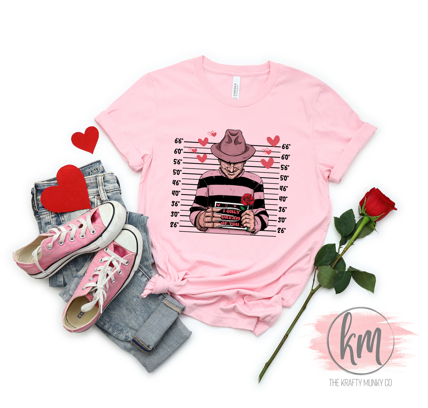 Valentine's Day Freddy Tshirt