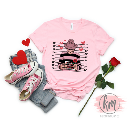 Valentine's Day Freddy Tshirt