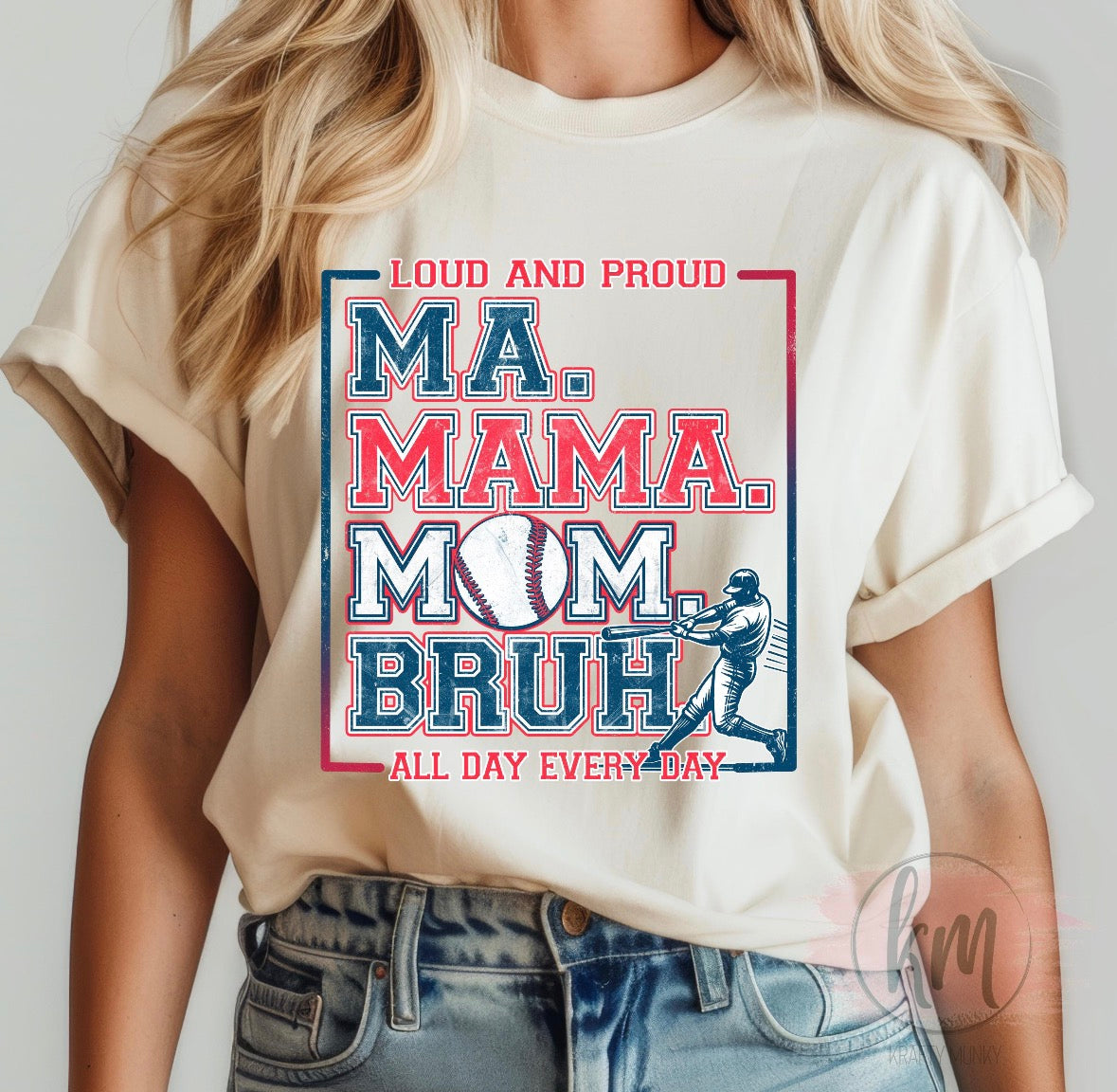 Baseball Mama tshirt