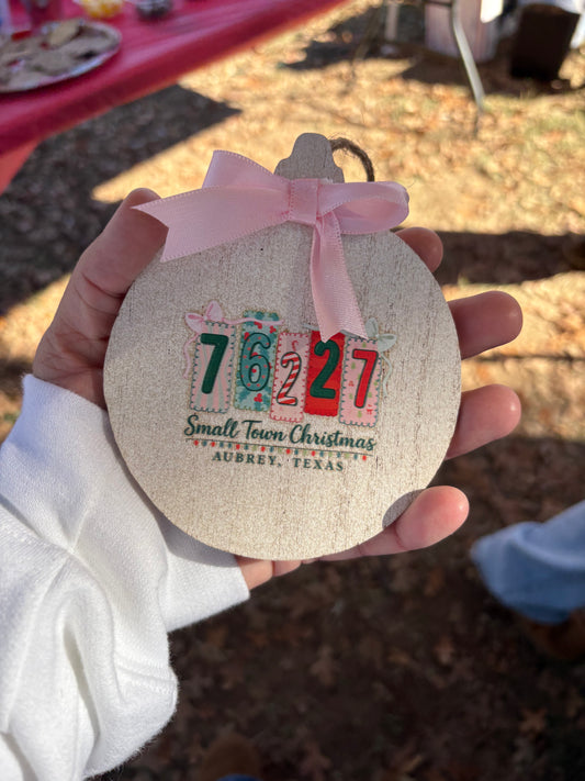76227 Aubrey, TX ornament