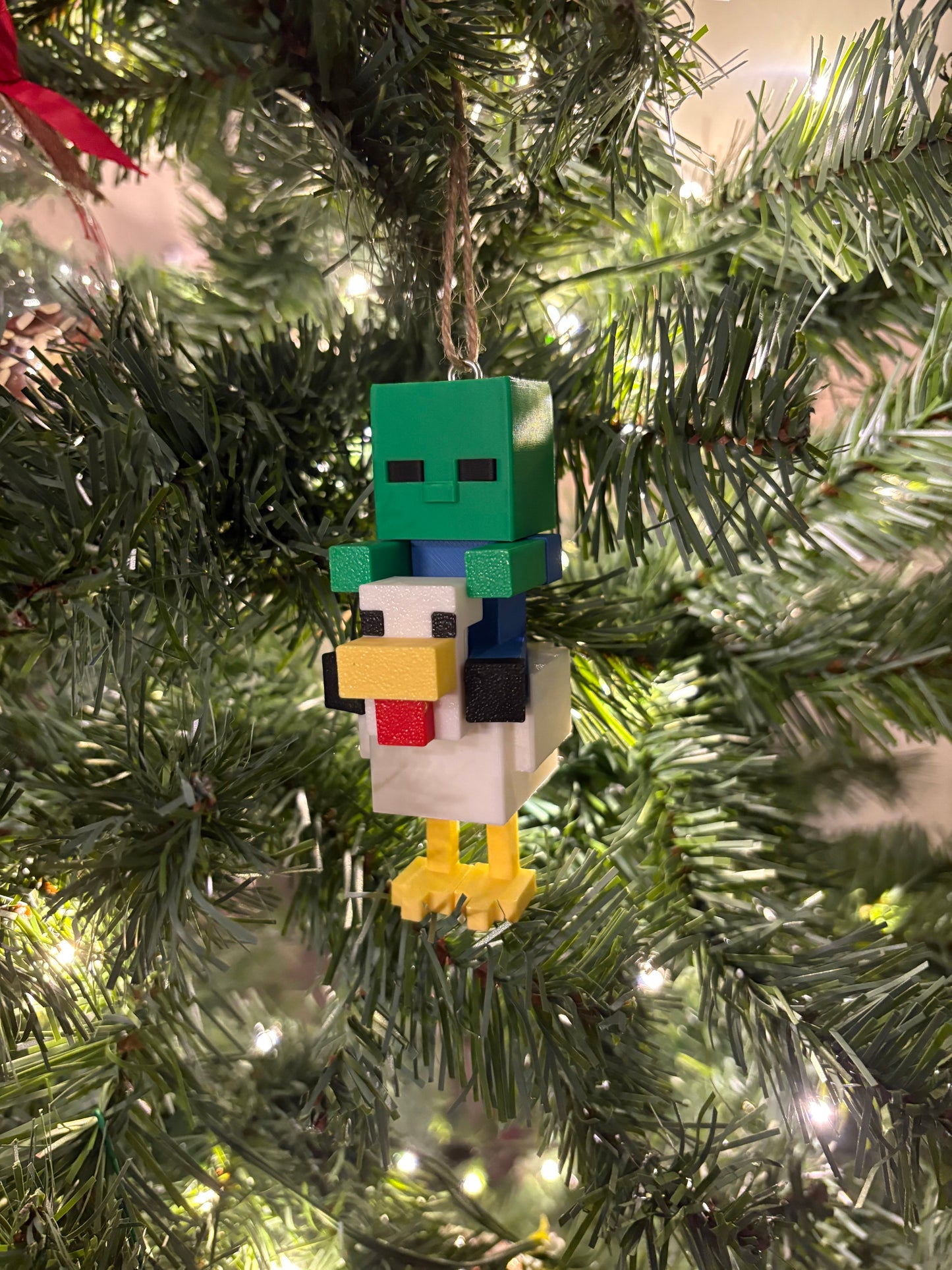 Chicken Jockey Ornament