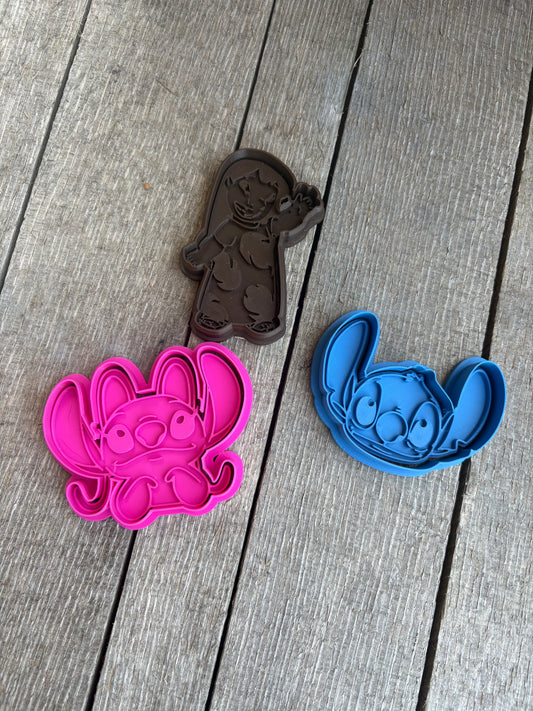 Stitch Inspired Cookie Cutters- Fun Character Baking Mold