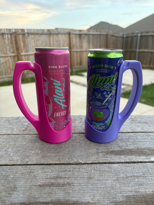 Skinny Can Energy Drink Holder with Handle