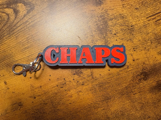 Aubrey Chaps Keychain, Personalized Spirit Key Ring