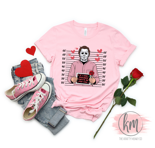 Valentine's Day Michael Myers Tshirt