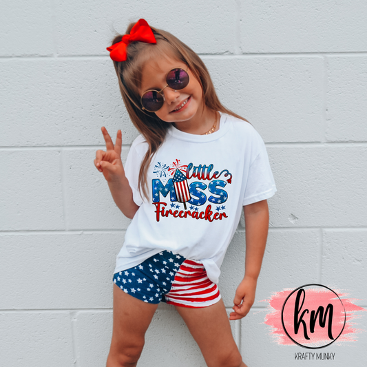 Patriotic Tshirt -Firecracker