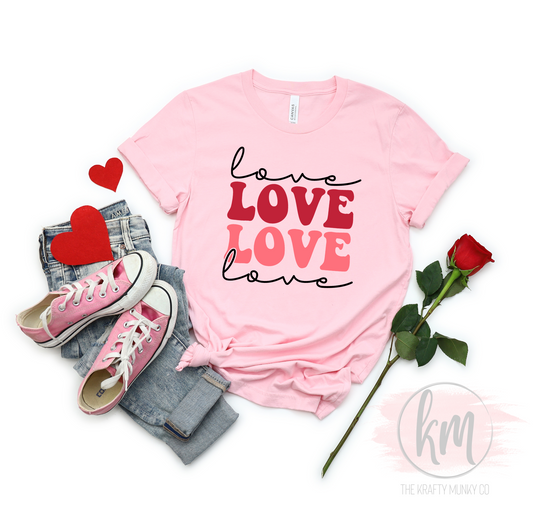 Valentine's Day Love tshirt
